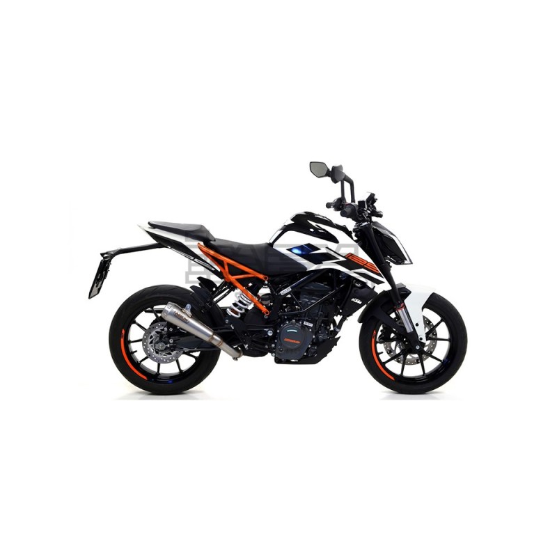 Silencieux ARROW Pro Race Adapt.KTM 125/390 DUKE/RC 390 Silencieux ARROW Pro Race Adapt.KTM 125/390 DUKE/RC 390