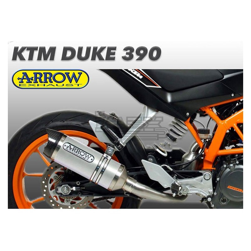 Silencieux ARROW Thunder KTM 125/390 DUKE (coupelle carbone) Silencieux ARROW Thunder KTM 125/390 DUKE (coupelle carbone)