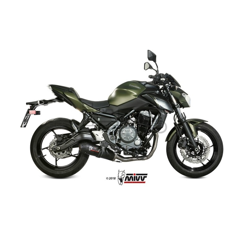 Ligne Complète MIVV SLIP-ON ovale Adapt.Kawasaki Z 650 2017-... Ligne Complète MIVV SLIP-ON ovale Adapt.Kawasaki Z 650 2017-...