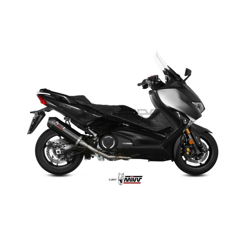 Ligne Complète MIVV SPORTLINE Steel Black Adapt.Yamaha T-MAX 530 (Euro 4) 2017-... Ligne Complète MIVV SPORTLINE Steel Black Adapt.Yamaha T-MAX 530 (Euro 4) 2017-...