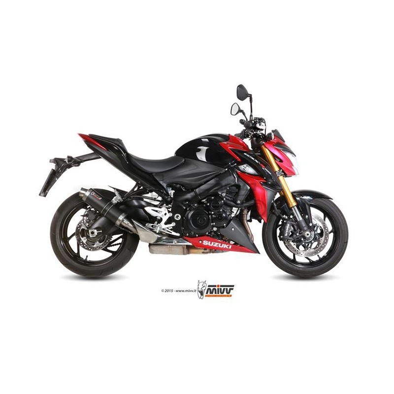 Silencieux MIVV ROUND GP Steel Black Adapt.Suzuki GSX-S 1000/GSX-S 1000 F 2015-... Silencieux MIVV ROUND GP Steel Black Adapt.Suzuki GSX-S 1000/GSX-S 1000 F 2015-...