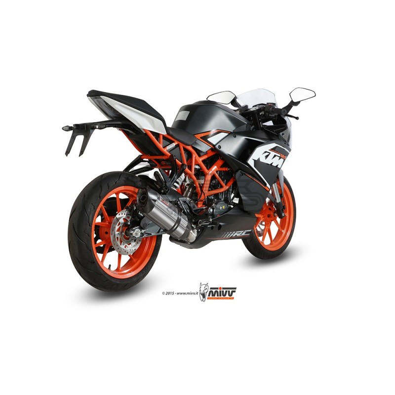 Silencieux MIVV SUONO Adapt.KTM RC 125 2015-2016 Silencieux MIVV SUONO Adapt.KTM RC 125 2015-2016