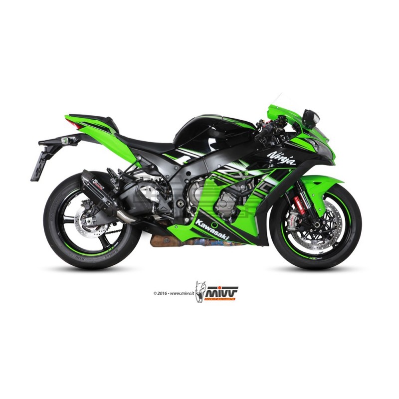 Silencieux MIVV SUONO Steel Black Adapt.Kawasaki ZX10R NINJA 2016-... Silencieux MIVV SUONO Steel Black Adapt.Kawasaki ZX10R NINJA 2016-...