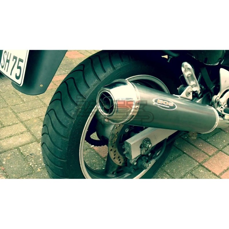Silencieux BOS CLASSIC LINE rond Suzuki GSX 600/750 F 1998-2004 Silencieux BOS CLASSIC LINE rond Suzuki GSX 600/750 F 1998-2004