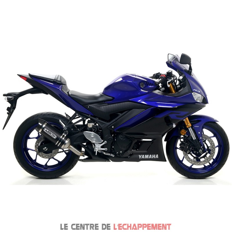 Silencieux ARROW Thunder Yamaha R 3 2019-... Coupelle Carbone Silencieux ARROW Thunder Yamaha R 3 2019-... Coupelle Carbone