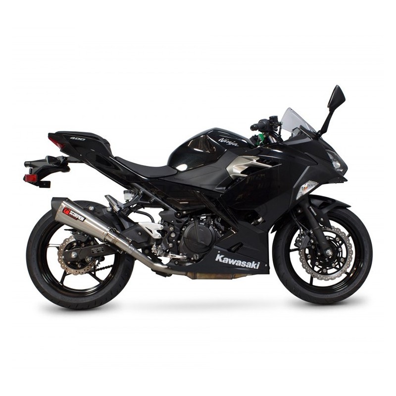 Silencieux SCORPION Serket conique Kawasaki Ninja 400 2018-... Silencieux SCORPION Serket conique Kawasaki Ninja 400 2018-...