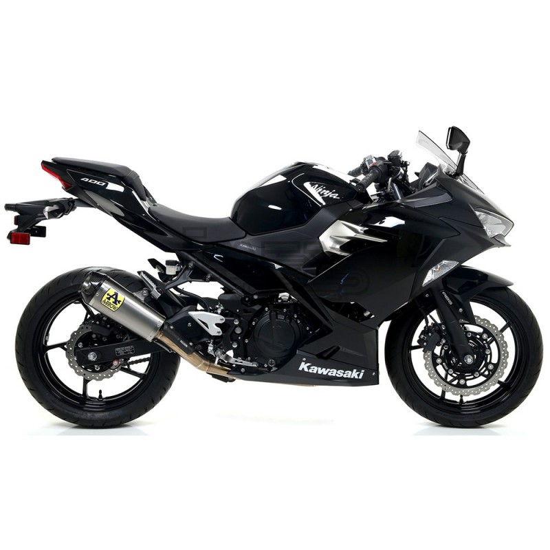Demi Ligne Arrow Works Compétition Evo 2 Kawasaki Ninja 400 2018-... Demi Ligne Arrow Works Compétition Evo 2 Kawasaki Ninja 400 2018-...