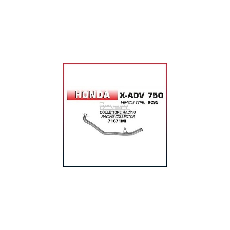 Collecteur pour Honda X-ADV 750 2017-... Collecteur pour Honda X-ADV 750 2017-...