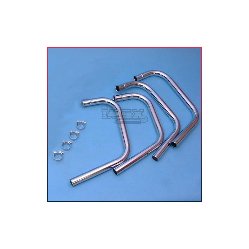 Jeu de 4 coudes Marving pour Honda CB 350 FOUR 1973-1975 Jeu de 4 coudes Marving pour Honda CB 350 FOUR 1973-1975