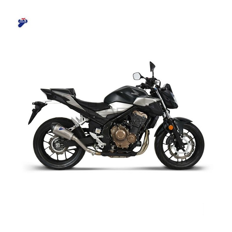 Silencieux TERMIGNONI SLIP-ON Hexagonal conique Honda CB 500 F / CBR 500 R et CB 500 X 2019-... Silencieux TERMIGNONI SLIP-ON Hexagonal conique Honda CB 500 F / CBR 500 R et CB 500 X 2019-...