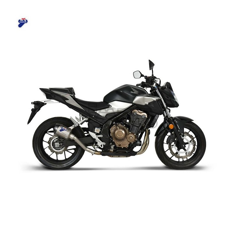 Silencieux TERMIGNONI RELEVANCE GP Hexagonal Honda CB 500 F / CBR 500 R et CB 500 X 2019-... Silencieux TERMIGNONI RELEVANCE GP Hexagonal Honda CB 500 F / CBR 500 R et CB 500 X 2019-...