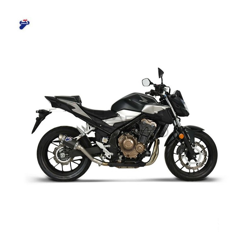 Silencieux TERMIGNONI GP Style Rond Honda CB 500 F / CBR 500 R et CB 500 X 2019-... Silencieux TERMIGNONI GP Style Rond Honda CB 500 F / CBR 500 R et CB 500 X 2019-...