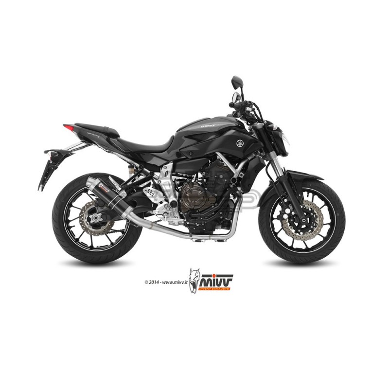 Ligne Complète MIVV ROUND GP Yamaha MT07 2014-... Ligne Complète MIVV ROUND GP Yamaha MT07 2014-...