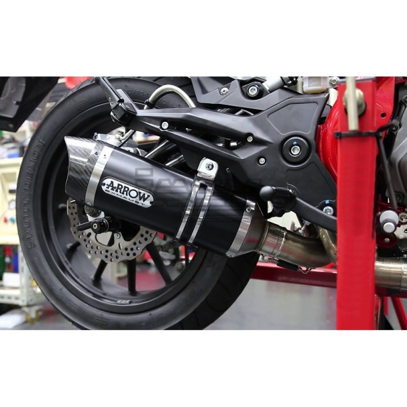 Silencieux ARROW THUNDER Benelli BN 302 2019-... Coupelle Carbone Silencieux ARROW THUNDER Benelli BN 302 2019-... Coupelle Carbone