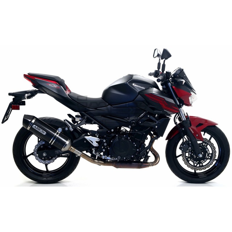 Silencieux ARROW Race Tech Kawasaki Z 400 2019-... Coupelle Carbone Silencieux ARROW Race Tech Kawasaki Z 400 2019-... Coupelle Carbone