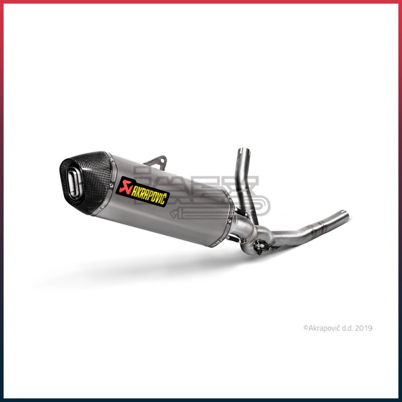 Demi Ligne AKRAPOVIC Slip-On Suzuki DL 650 V-STROM 2017-... Coupelle Carbone Demi Ligne AKRAPOVIC Slip-On Suzuki DL 650 V-STROM 2017-... Coupelle Carbone