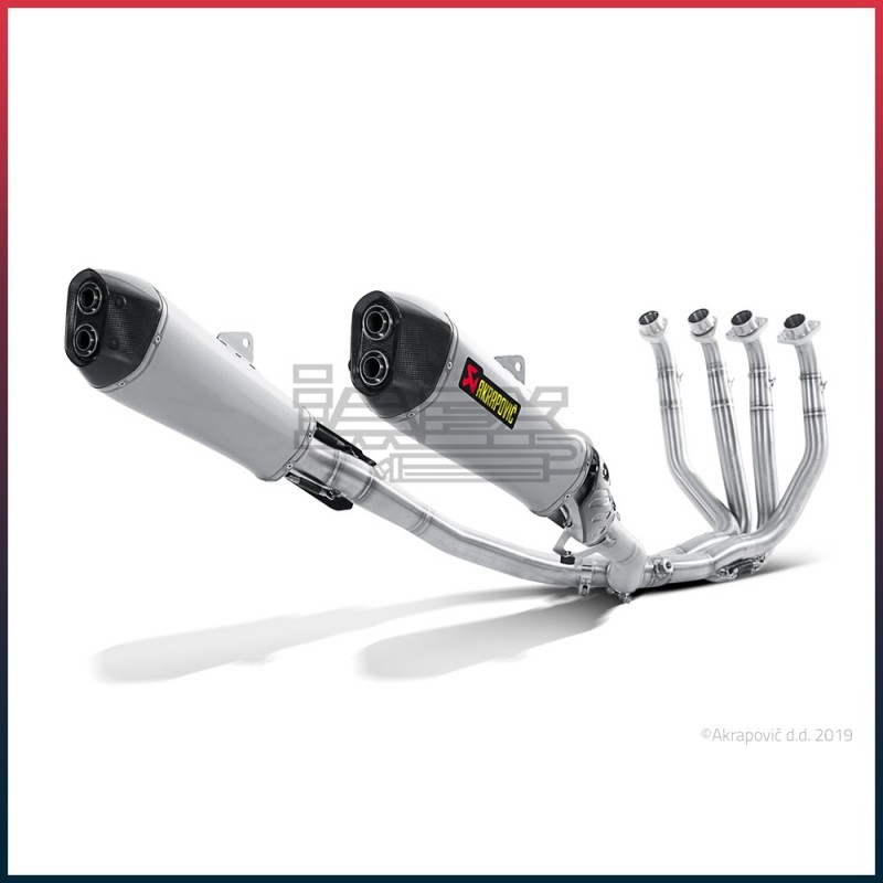 Ligne Complète AKRAPOVIC Racing Line Kawasaki ZZR 1400 2012-... Coupelle Carbone Ligne Complète AKRAPOVIC Racing Line Kawasaki ZZR 1400 2012-... Coupelle Carbone