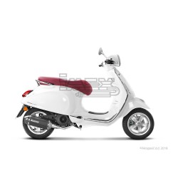 Ligne Complète AKRAPOVIC Racing Line Piaggio VESPA PRIMAVERA I-GET 2017-... Et VESPA SPRINT 125 2017-... Coupelle Carbone
