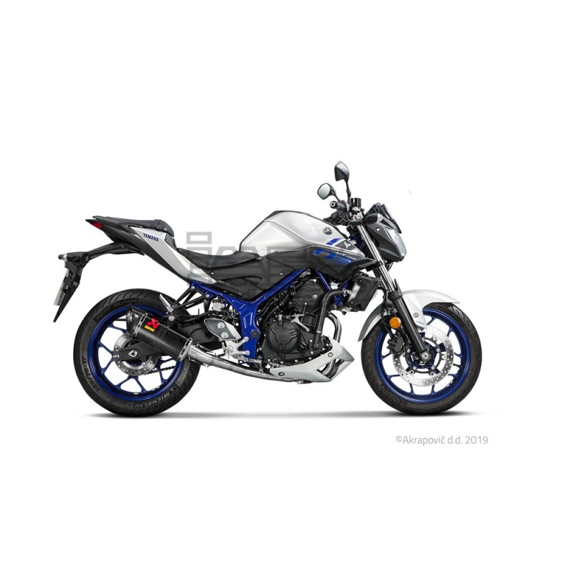 Ligne Complète AKRAPOVIC Racing Line Yamaha MT 03 2016-... Et R 3 2015-... Coupelle Carbone Ligne Complète AKRAPOVIC Racing Line Yamaha MT 03 2016-... Et R 3 2015-... Coupelle Carbone