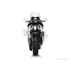 Ligne Complète AKRAPOVIC Racing Line Yamaha T-MAX 500 2008-2011 et T-MAX 530 2012-2016 Coupelle Carbone