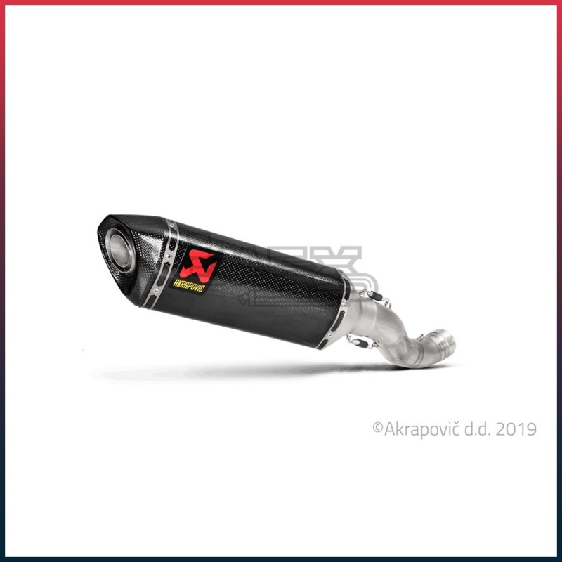 Silencieux AKRAPOVIC Slip-On Aprilia RSV4 RR / RSV 4 RF 2017-... Coupelle Carbone Silencieux AKRAPOVIC Slip-On Aprilia RSV4 RR / RSV 4 RF 2017-... Coupelle Carbone