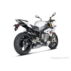 Silencieux AKRAPOVIC Slip-On BMW S1000 R 2014-2016 et S1000 RR 2010-2014 Coupelle Carbone