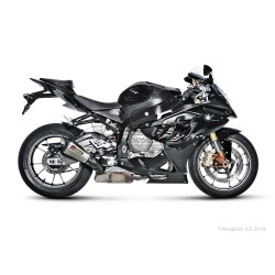 Silencieux AKRAPOVIC Slip-On BMW S1000 R 2014-2016 et S1000 RR 2010-2014 Coupelle Carbone