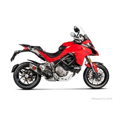 Silencieux AKRAPOVIC Slip-On Ducati MULTISTRADA 1200 / 1200 S / 1260 / 1260 S / PIKES PEAK  Coupelle Titane