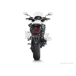 Silencieux AKRAPOVIC Slip-On Honda CROSSRUNNER 800 2015-2016 et VFR 800 2014-2016 Coupelle Carbone
