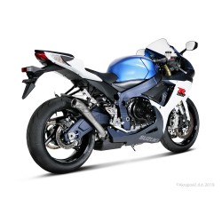 Silencieux AKRAPOVIC Slip-On Megaphone Suzuki GSX R 600 / 750 2011-2016