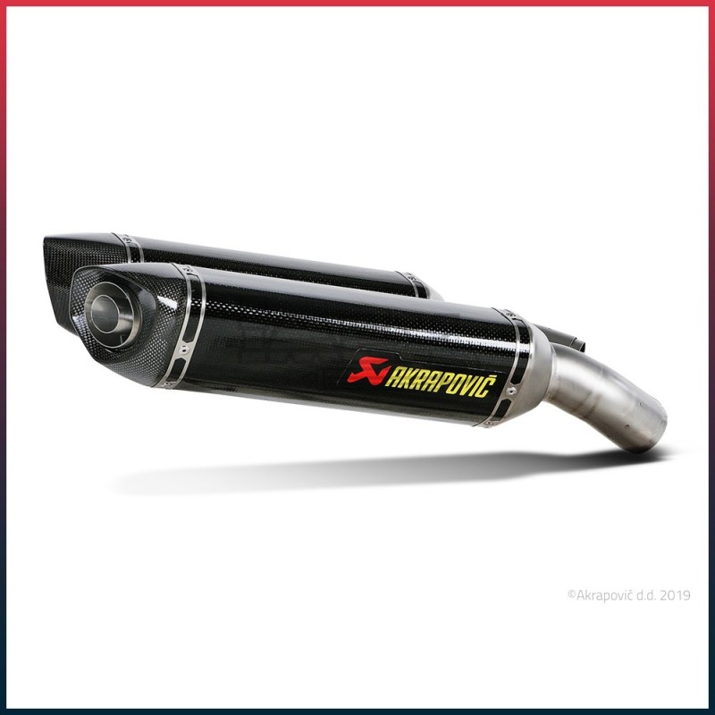 Silencieux AKRAPOVIC Slip-On Racing Ducati 848 IE / EVO Silencieux AKRAPOVIC Slip-On Racing Ducati 848 IE / EVO