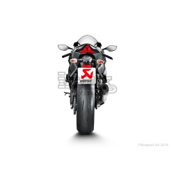 Silencieux AKRAPOVIC Slip-On Racing Kawasaki ZX 10 RR 2017-... Et ZX10R NINJA 2016-... Coupelle Carbone
