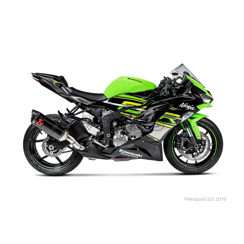 Silencieux AKRAPOVIC Slip-On Racing Kawasaki ZX6R 2009-... Et ZX6R 636 2013-2016 Coupelle Carbone Silencieux AKRAPOVIC Slip-On Racing Kawasaki ZX6R 2009-... Et ZX6R 636 2013-2016 Coupelle Carbone