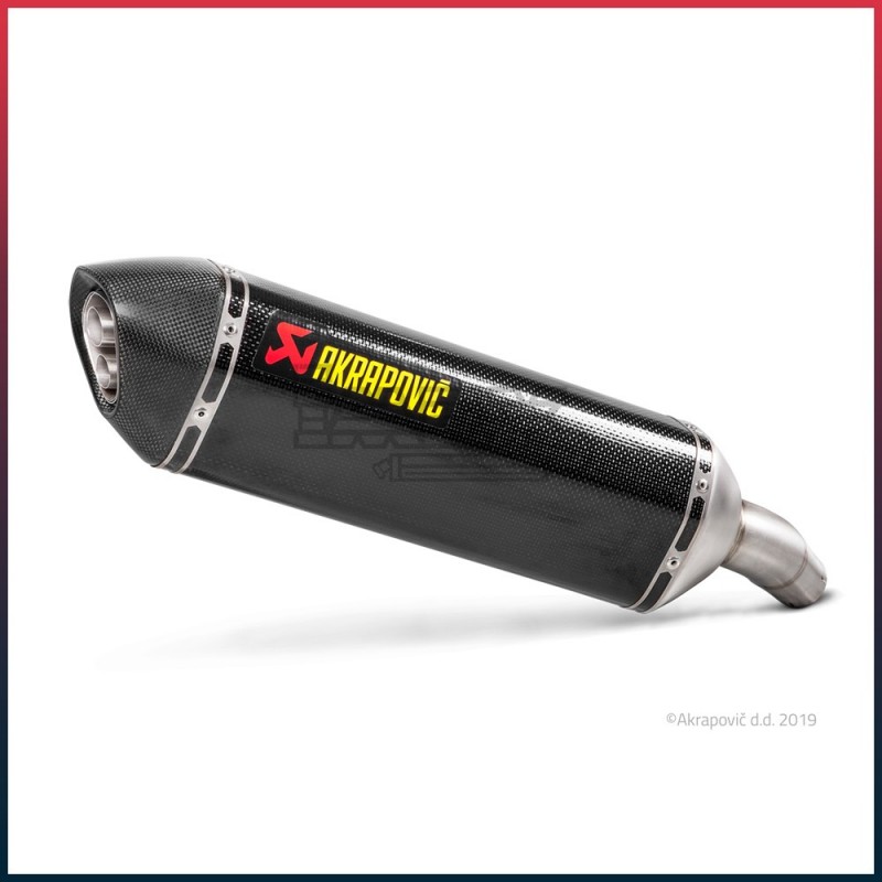 Silencieux AKRAPOVIC Slip-On Suzuki GSX 750 S 2017-... Coupelle Carbone Silencieux AKRAPOVIC Slip-On Suzuki GSX 750 S 2017-... Coupelle Carbone