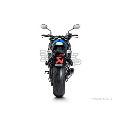 Silencieux AKRAPOVIC Slip-On Suzuki GSX-S 1000 / GSX-S 1000 F 2015-... Et GSX-S 1000 KATANA 2019-... Coupelle Carbone