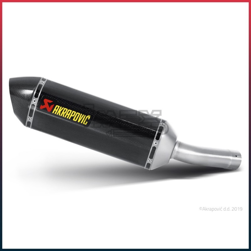 Silencieux AKRAPOVIC Slip-On Yamaha FZ8 / FAZER 2010-2016 Coupelle Carbone Silencieux AKRAPOVIC Slip-On Yamaha FZ8 / FAZER 2010-2016 Coupelle Carbone