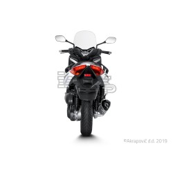 Silencieux AKRAPOVIC Slip-On Yamaha X-CITY 250 2007-2016 et X-MAX 250 2006-2016 Coupelle Carbone