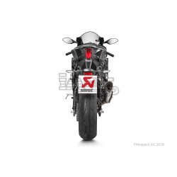 Silencieux AKRAPOVIC Slip-On Yamaha YZF 600 R6 2017-... Coupelle Carbone