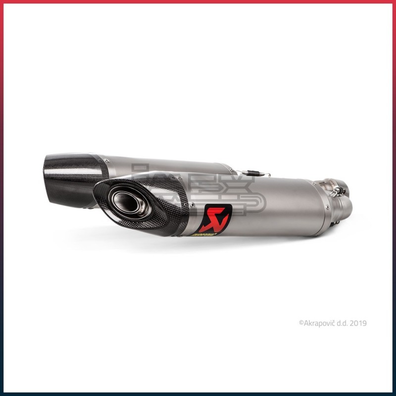 Silencieux AKRAPOVIC Slip-On Aprilia SHIVER 900 2017-... Coupelle Carbone Silencieux AKRAPOVIC Slip-On Aprilia SHIVER 900 2017-... Coupelle Carbone