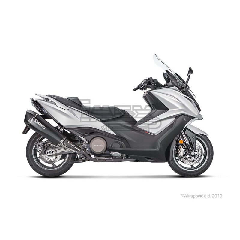 Silencieux AKRAPOVIC Slip-On Kymco AK 550 2017-... Coupelle Carbone Silencieux AKRAPOVIC Slip-On Kymco AK 550 2017-... Coupelle Carbone