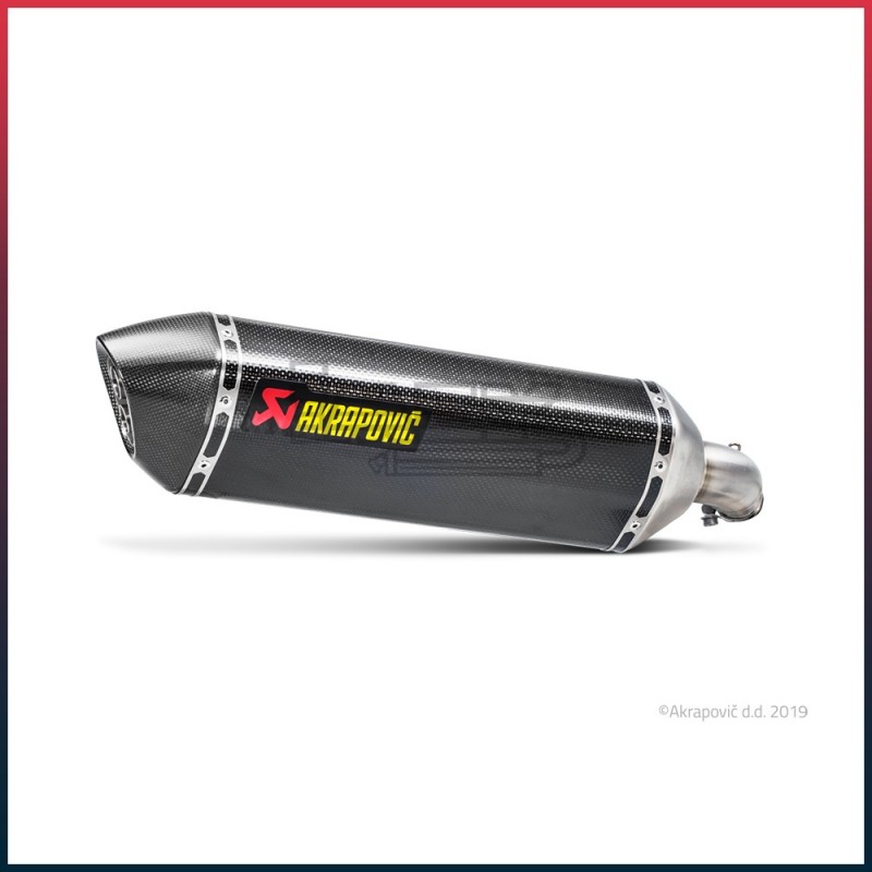 Silencieux AKRAPOVIC Slip-On Suzuki SV 650 2016-... Coupelle Carbone Silencieux AKRAPOVIC Slip-On Suzuki SV 650 2016-... Coupelle Carbone