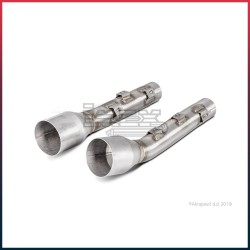 Silencieux AKRAPOVIC Slip-On Yamaha SCR 950 2017-...