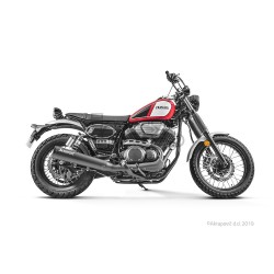 Silencieux AKRAPOVIC Slip-On Yamaha SCR 950 2017-2020 et XV 950 BOLT / R / Racer 2017-2020
