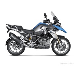 Silencieux AKRAPOVIC Slip-On BMW R 1200 GS 2013-2016 Coupelle Carbone