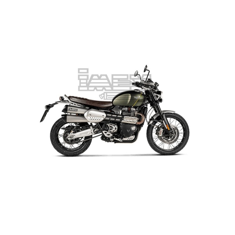 Silencieux AKRAPOVIC Slip-On Triumph SCRAMBLER 1200 2019-... Silencieux AKRAPOVIC Slip-On Triumph SCRAMBLER 1200 2019-...