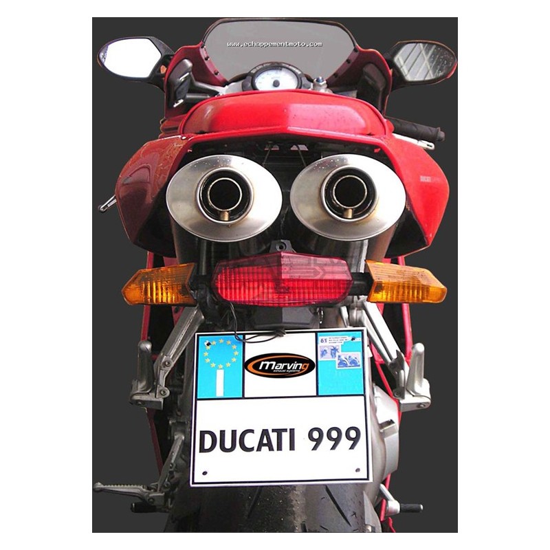 Silencieux MARVING SUPERLINE SMALL OVALE Ducati 999 R 2003-2004 Silencieux MARVING SUPERLINE SMALL OVALE Ducati 999 R 2003-2004