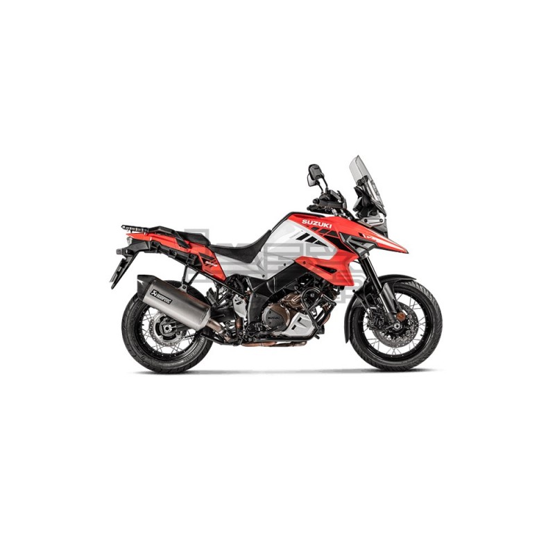 Silencieux AKRAPOVIC SLIP-ON Suzuki DL 1050 V-STROM 2020-... coupelle carbone Silencieux AKRAPOVIC SLIP-ON Suzuki DL 1050 V-STROM 2020-... coupelle carbone