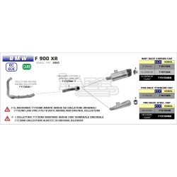 Silencieux ARROW PRO RACE BMW F 900 R / XR 2020-...