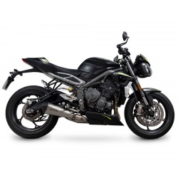 Silencieux SCORPION SERKET conique Triumph STREET TRIPLE 765 S / R / RS 2020-2022