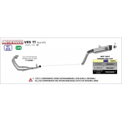 Silencieux ARROW INDY RACE (coupelle carbone) Moto Guzzi 850 V85 TT 2019-2024